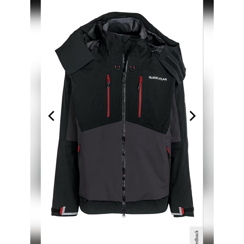 Bass Pro Shops Johnny Morris Guidewear Elite 2L Jacket Goretex 3XL Grey Black